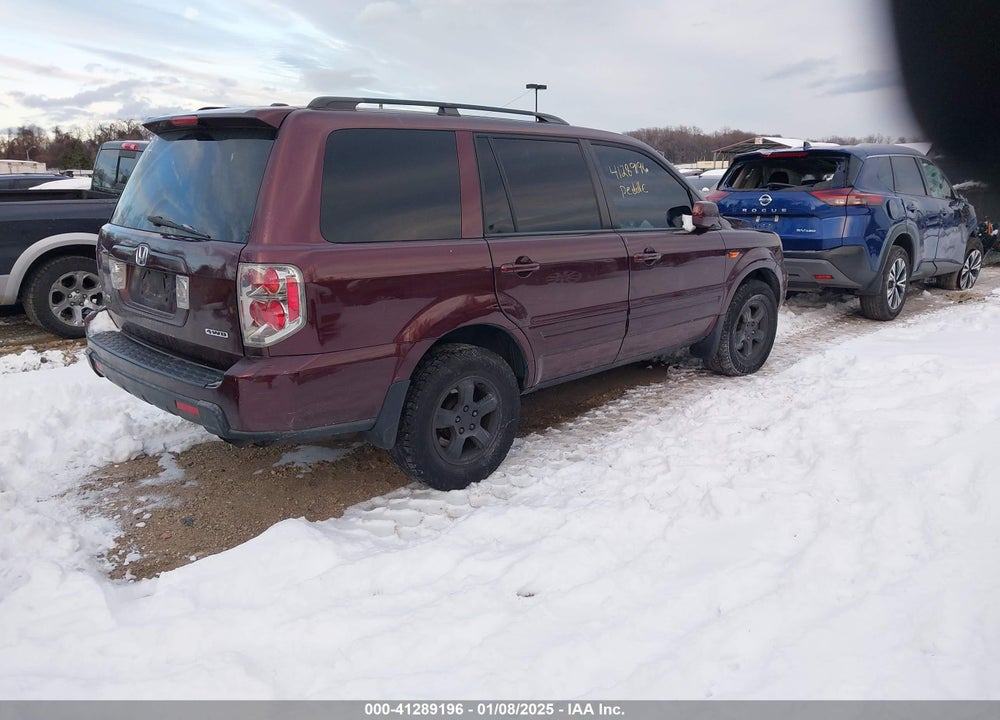 2008 HONDA PILOT SE VIN: 5FNYF18378B047657