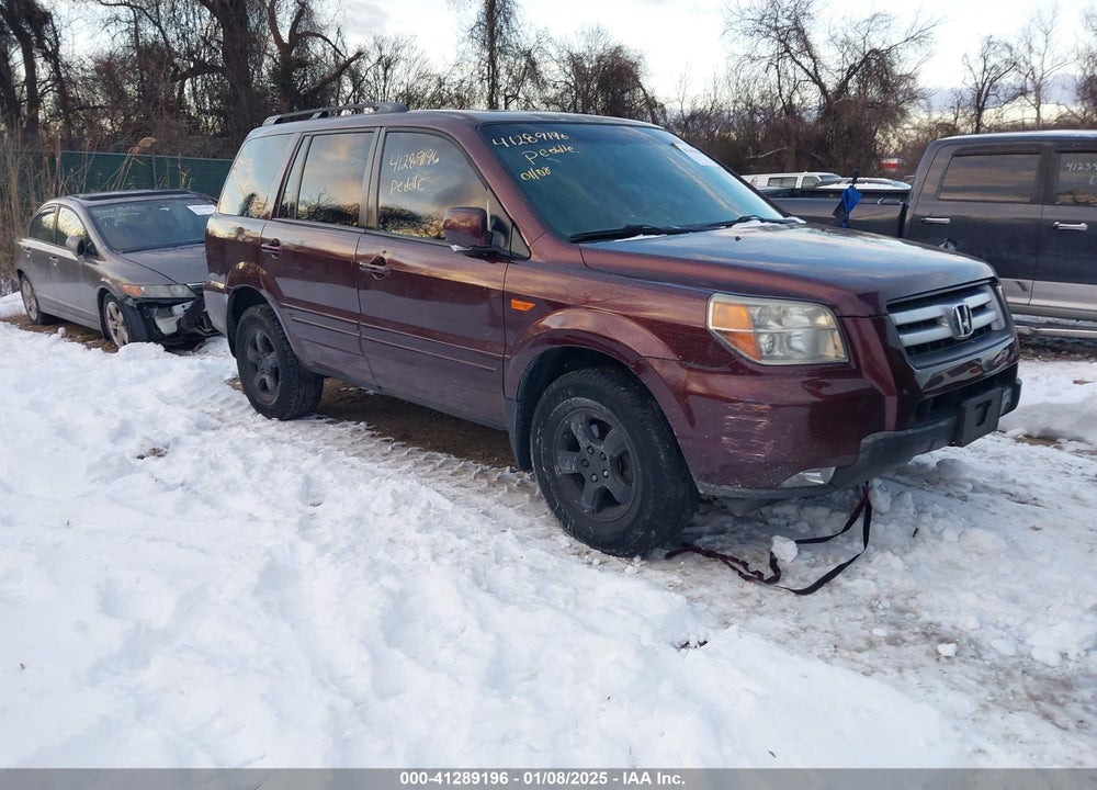 2008 HONDA PILOT SE VIN: 5FNYF18378B047657