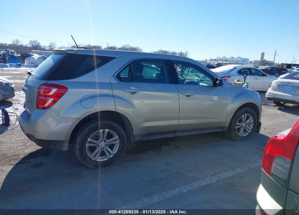 2016 CHEVROLET EQUINOX LS VIN: 2GNALBEK9G1137221