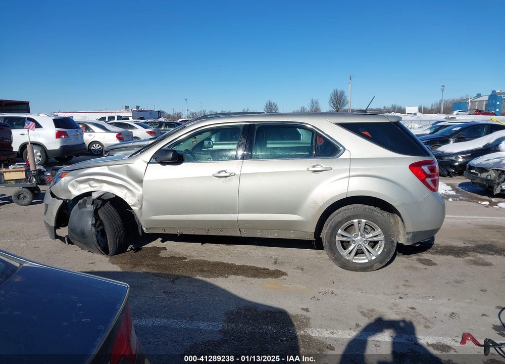 2016 CHEVROLET EQUINOX LS VIN: 2GNALBEK9G1137221