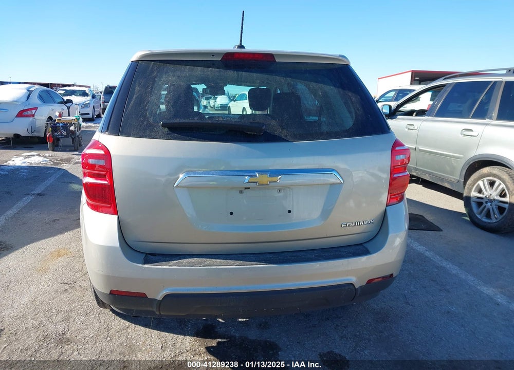 2016 CHEVROLET EQUINOX LS VIN: 2GNALBEK9G1137221