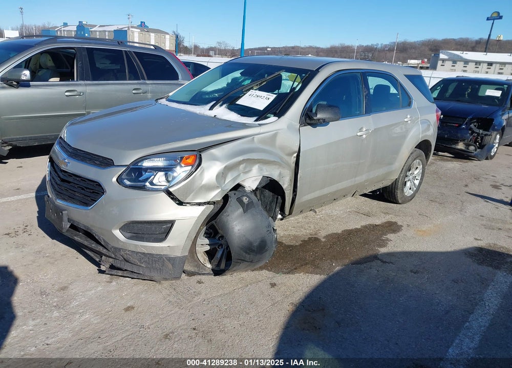 2016 CHEVROLET EQUINOX LS VIN: 2GNALBEK9G1137221