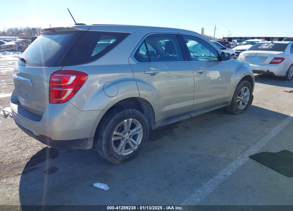 2016 CHEVROLET EQUINOX LS VIN: 2GNALBEK9G1137221
