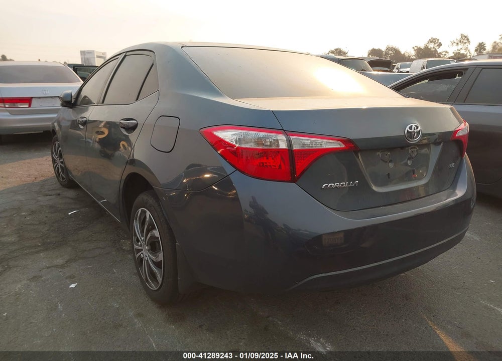 2016 TOYOTA COROLLA VIN: 2T1BURHE1GC734499