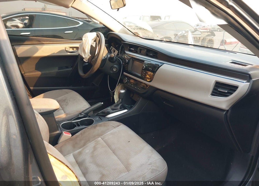 2016 TOYOTA COROLLA VIN: 2T1BURHE1GC734499