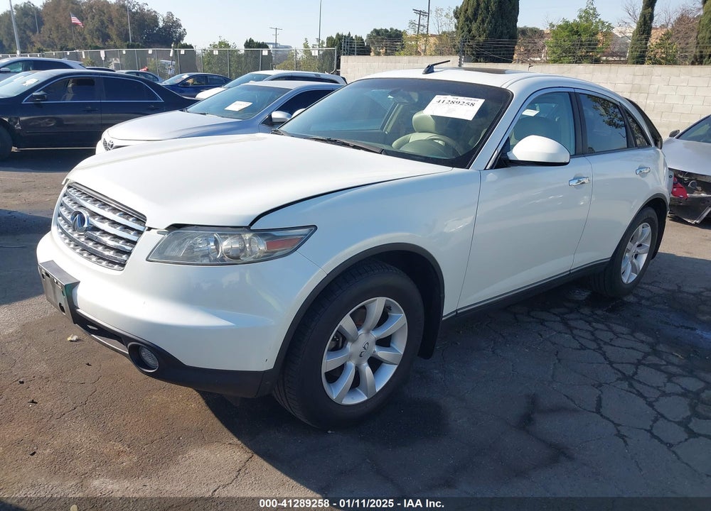 2003 INFINITI FX35 VIN: JNRAS08U53X100273