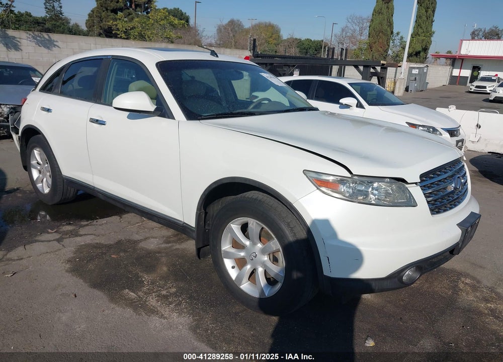 2003 INFINITI FX35 VIN: JNRAS08U53X100273