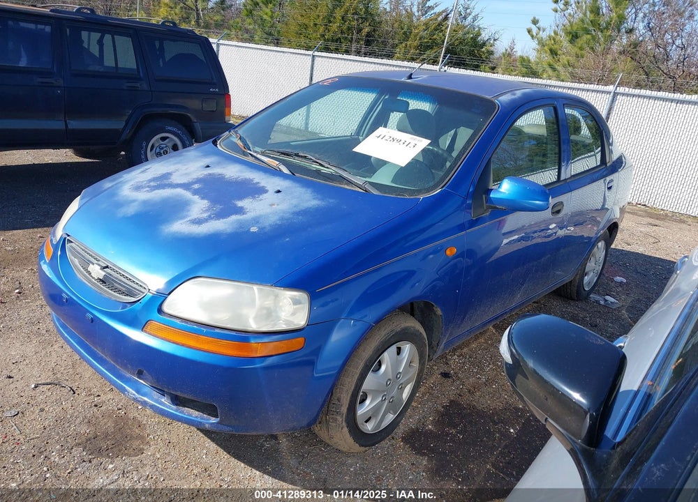 2004 CHEVROLET AVEO VIN: KL1TD52624B171785