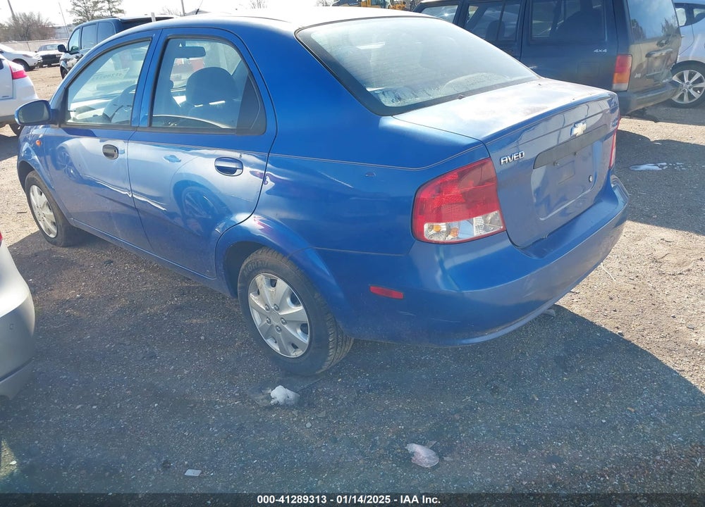 2004 CHEVROLET AVEO VIN: KL1TD52624B171785