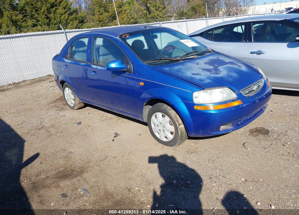 2004 CHEVROLET AVEO VIN: KL1TD52624B171785