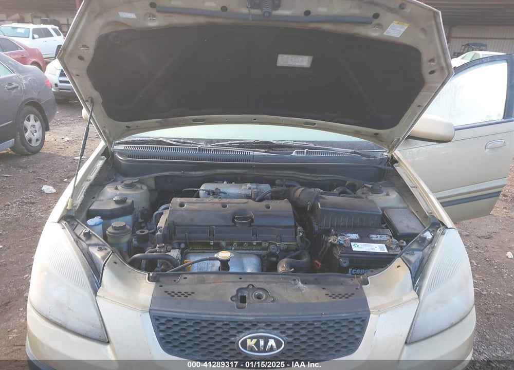 2010 KIA RIO LX VIN: KNADH4A34A6618086
