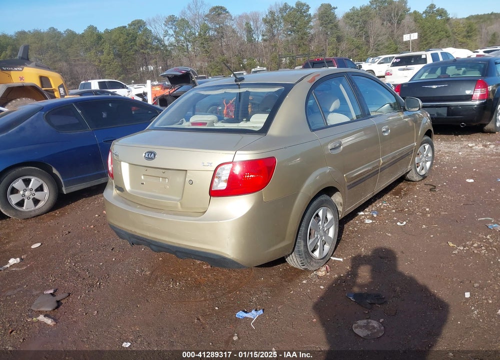 2010 KIA RIO LX VIN: KNADH4A34A6618086
