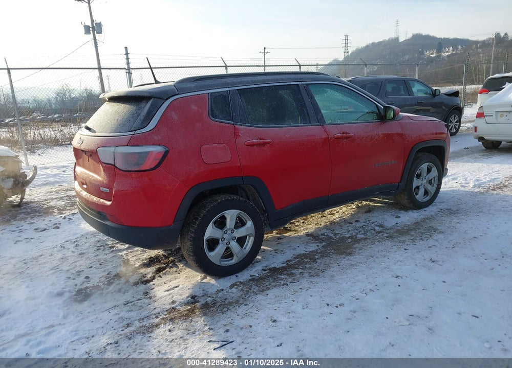 2018 JEEP COMPASS LATITUDE 4X4 VIN: 3C4NJDBBXJT479170