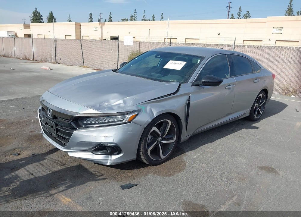 2022 HONDA ACCORD VIN: 1HGCV1F30NA038093