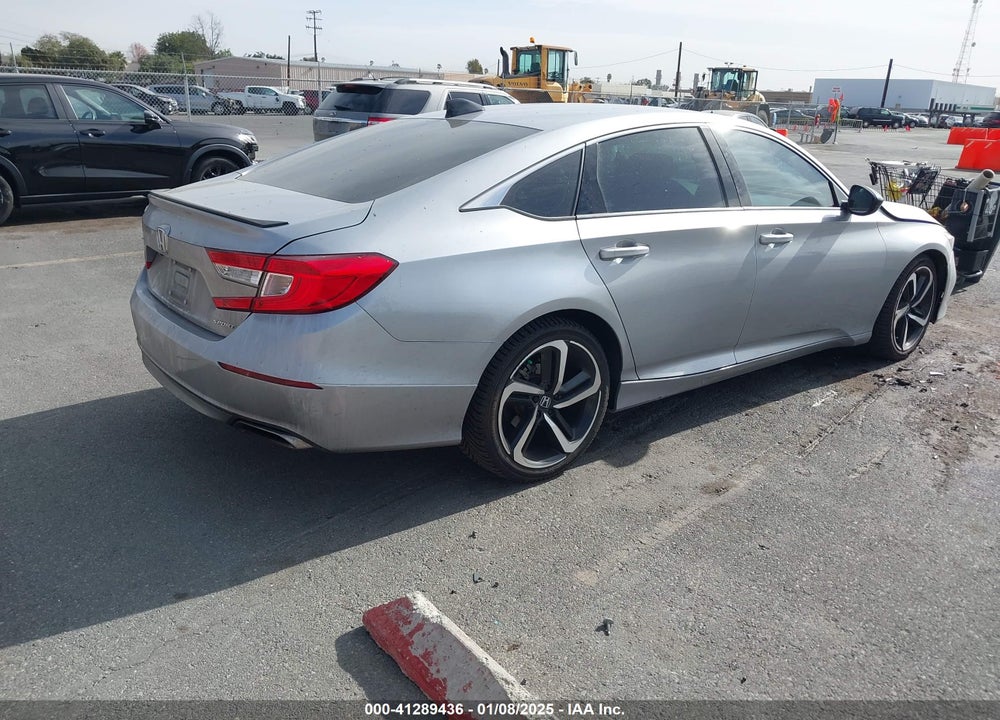 2022 HONDA ACCORD VIN: 1HGCV1F30NA038093