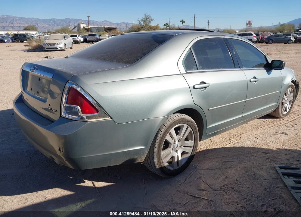 2006 FORD FUSION SEL VIN: 3FAHP081X6R182008