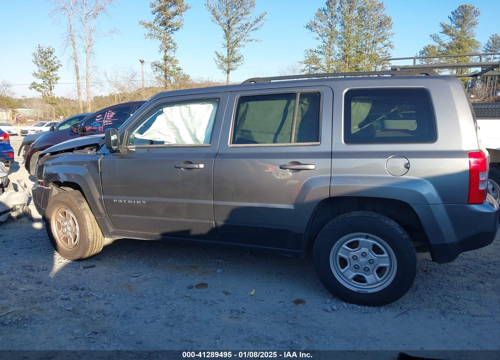 2014 JEEP PATRIOT SPORT VIN: 1C4NJRBB3ED572704