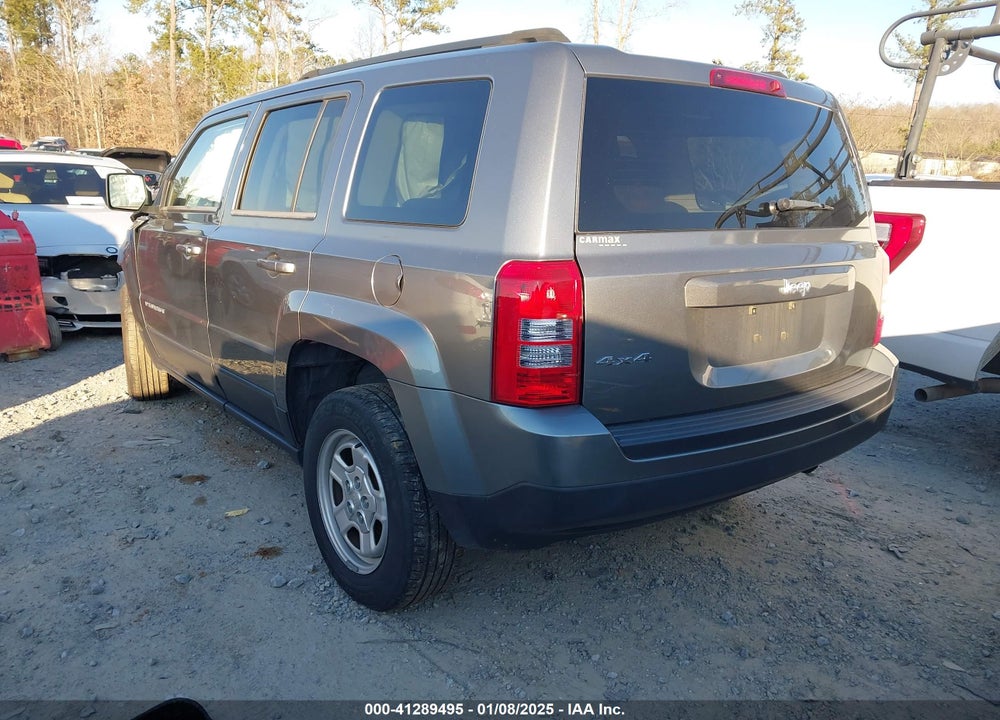 2014 JEEP PATRIOT SPORT VIN: 1C4NJRBB3ED572704