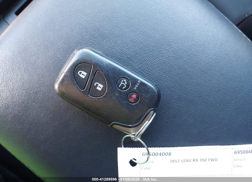 2012 LEXUS RX 350 VIN: 2T2ZK1BA0CC067295