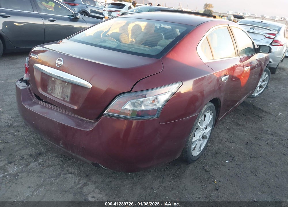 2013 NISSAN MAXIMA 3.5 SV VIN: 1N4AA5AP4DC840562