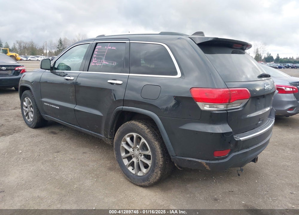 2016 JEEP GRAND CHEROKEE LIMITED VIN: 1C4RJEBG7GC307525