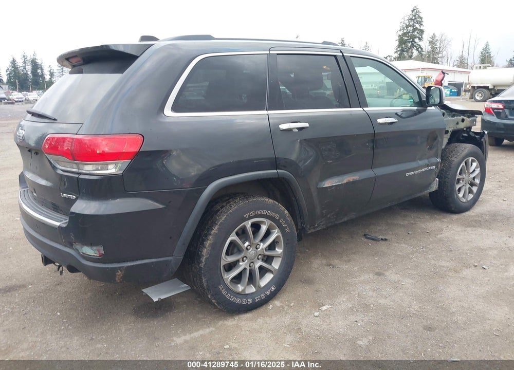 2016 JEEP GRAND CHEROKEE LIMITED VIN: 1C4RJEBG7GC307525