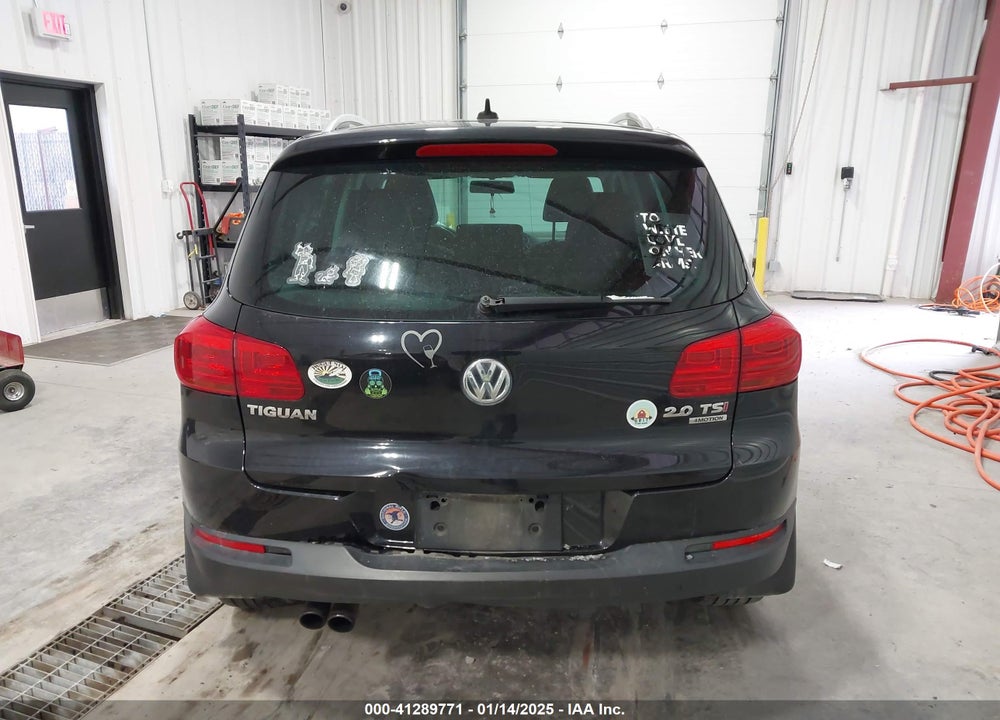 2014 VOLKSWAGEN TIGUAN SEL VIN: WVGBV3AX6EW551699