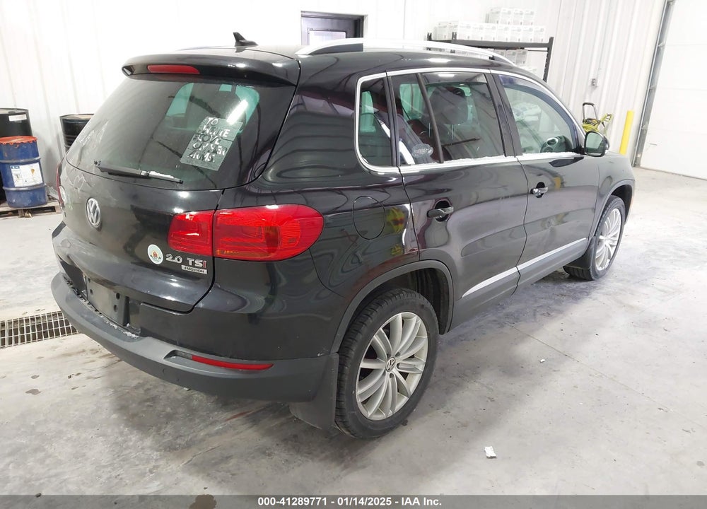 2014 VOLKSWAGEN TIGUAN SEL VIN: WVGBV3AX6EW551699