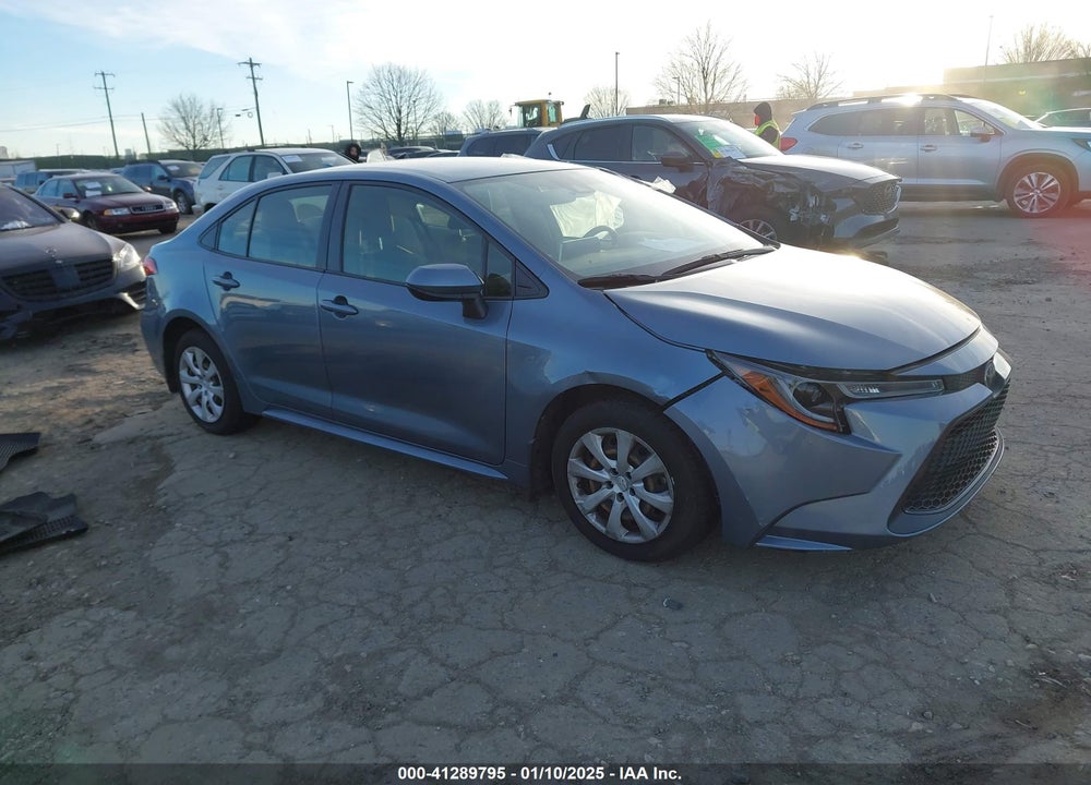 2021 TOYOTA COROLLA LE VIN: JTDEPMAE8MJ180900
