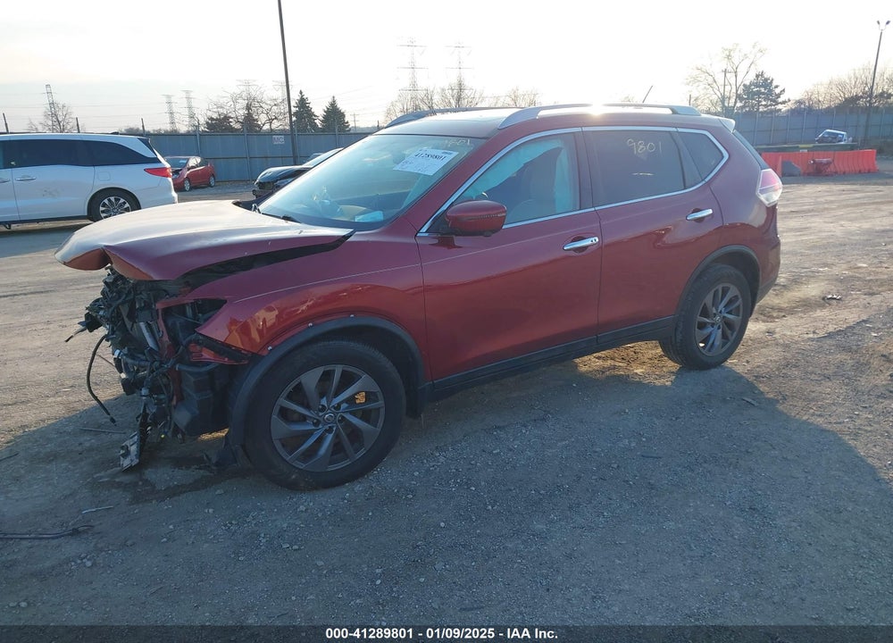 2016 NISSAN ROGUE SL VIN: 5N1AT2MV6GC878050