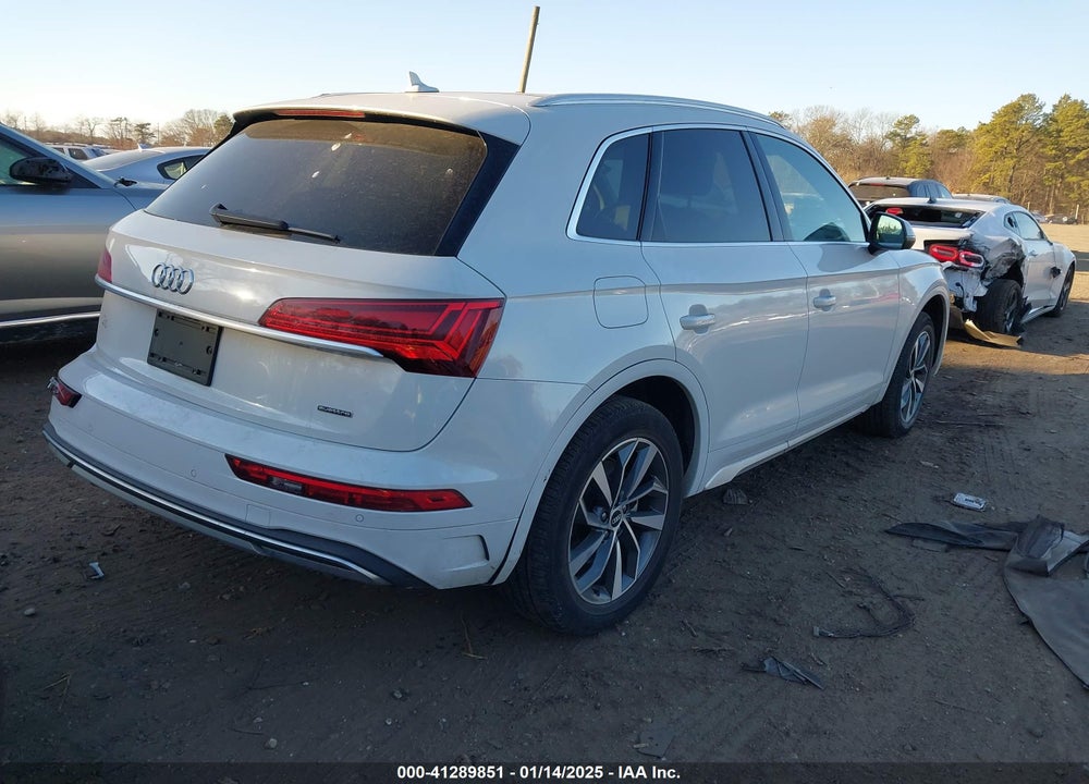 2021 AUDI Q5 PREMIUM 45 TFSI QUATTRO S TRONIC VIN: WA1AAAFY7M2036714