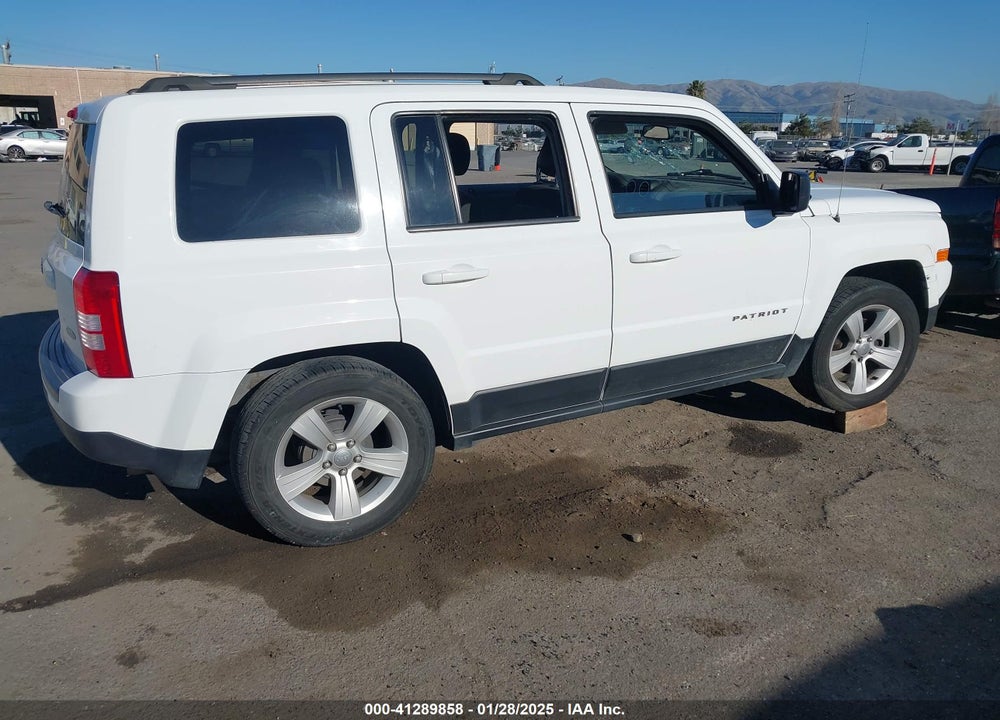 2016 JEEP PATRIOT LATITUDE VIN: 1C4NJPFAXGD794505