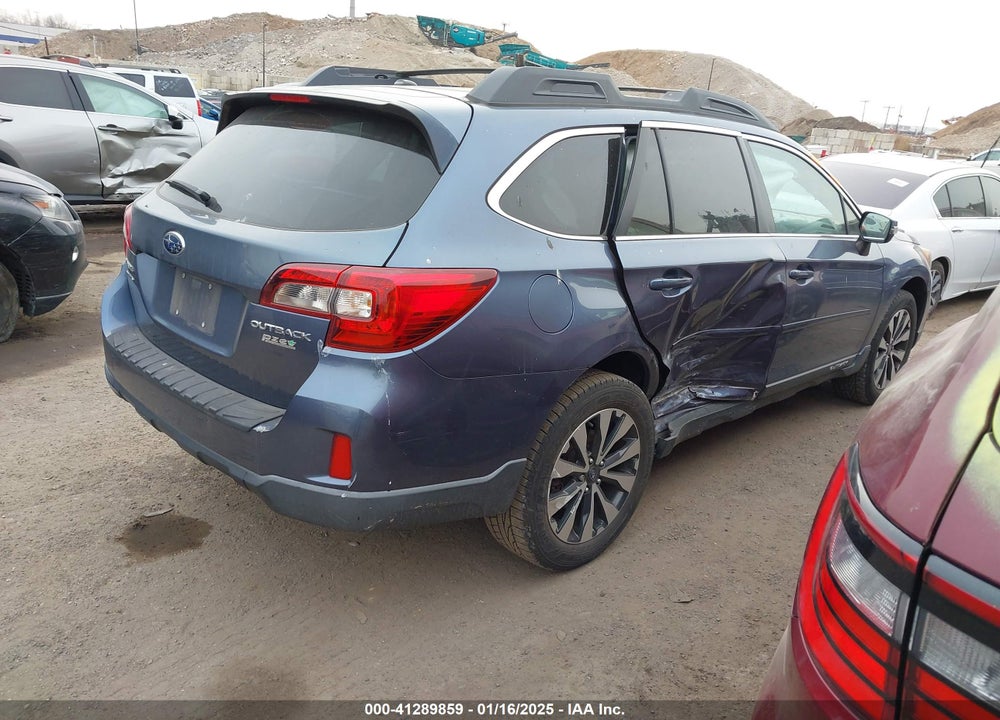 2015 SUBARU OUTBACK 2.5I LIMITED VIN: 4S4BSALC6F3233592
