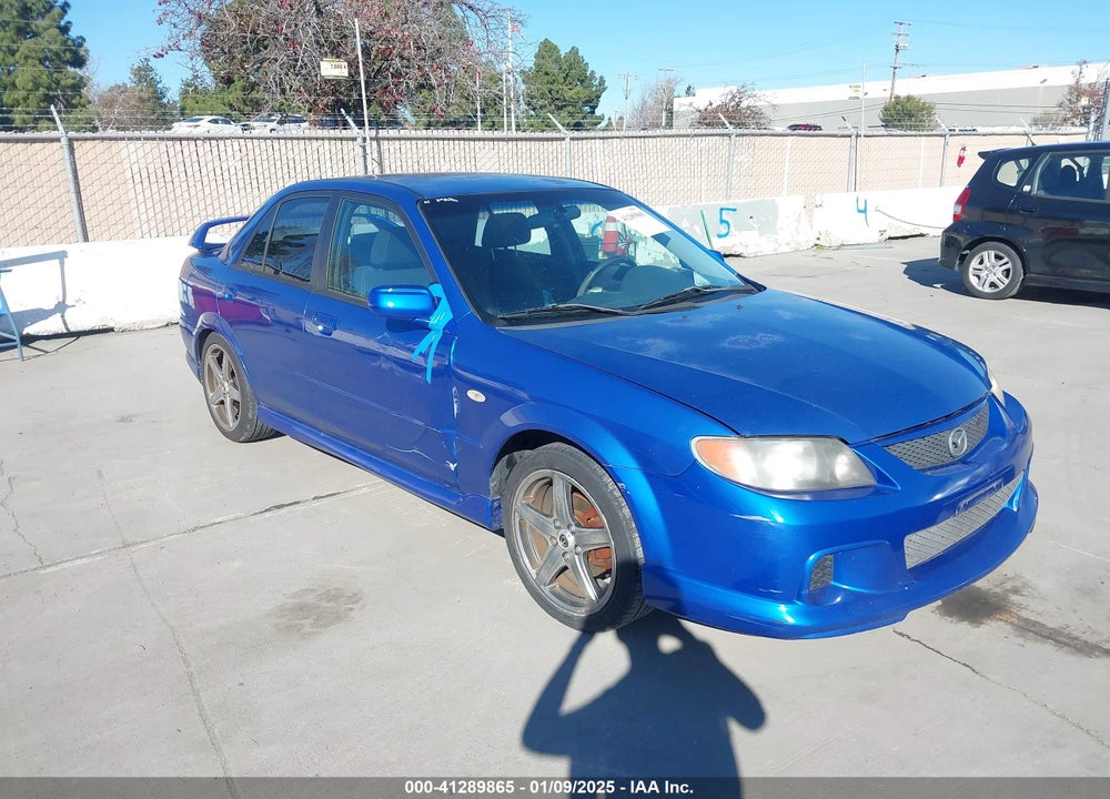 2003 MAZDA SPEED PROTEGE VIN: JM1BJ227930649926