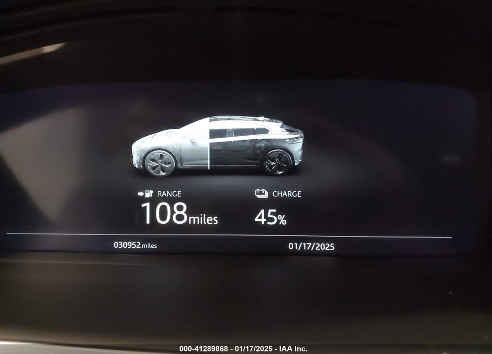 2019 JAGUAR I-PACE FIRST EDITION/HSE VIN: SADHD2S16K1F76477