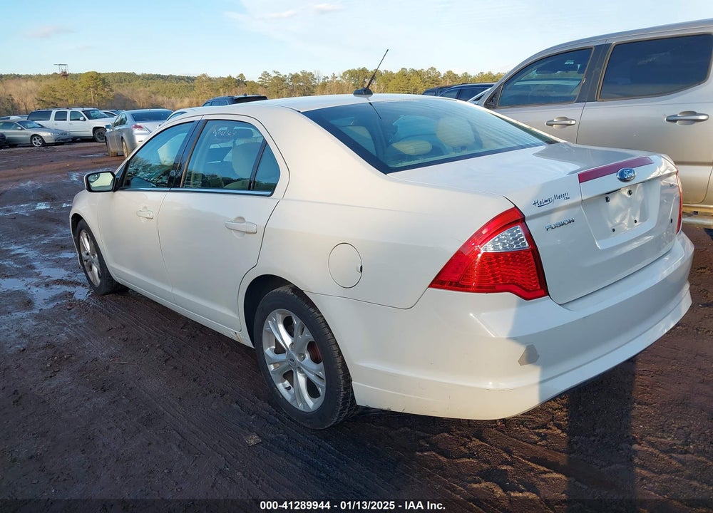 2012 FORD FUSION SE VIN: 3FAHP0HA1CR226960