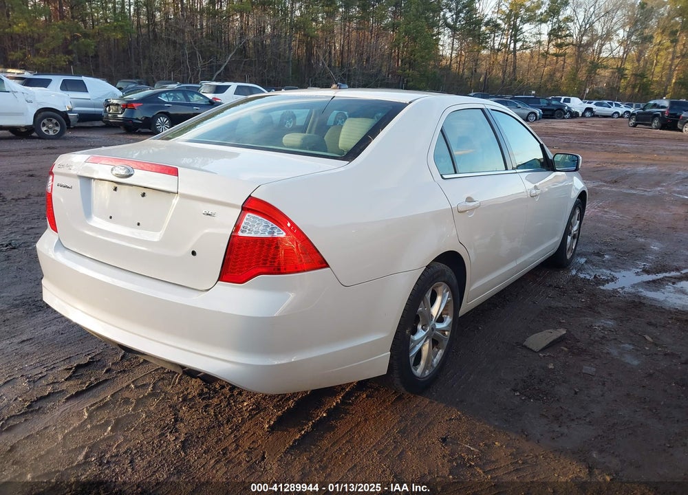 2012 FORD FUSION SE VIN: 3FAHP0HA1CR226960
