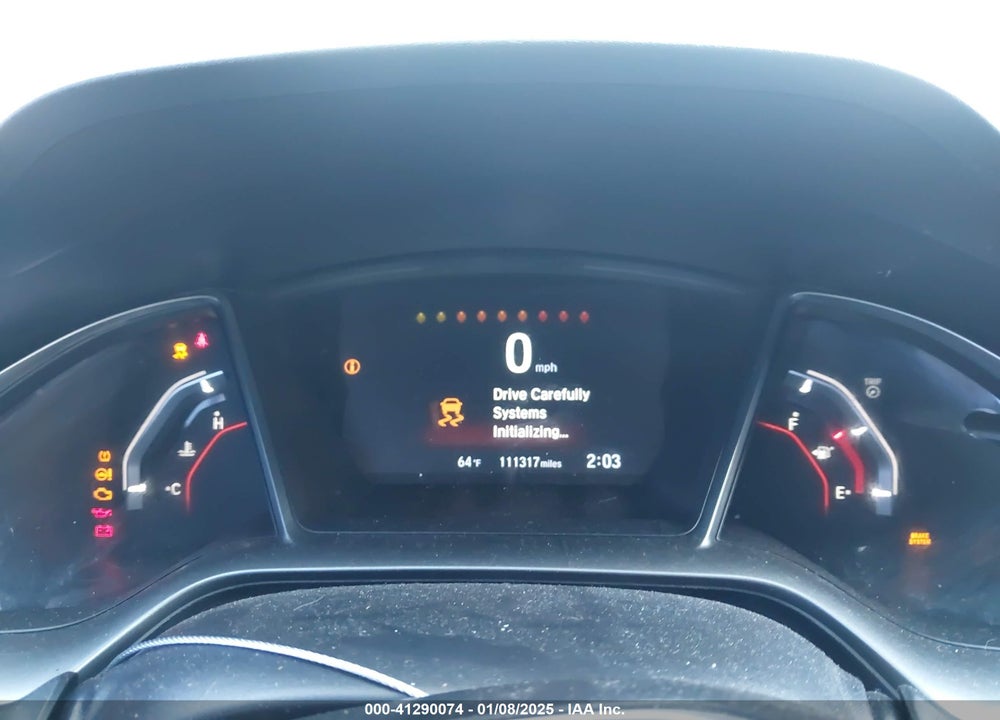 2019 HONDA CIVIC VIN: 2HGFC1E52KH701375