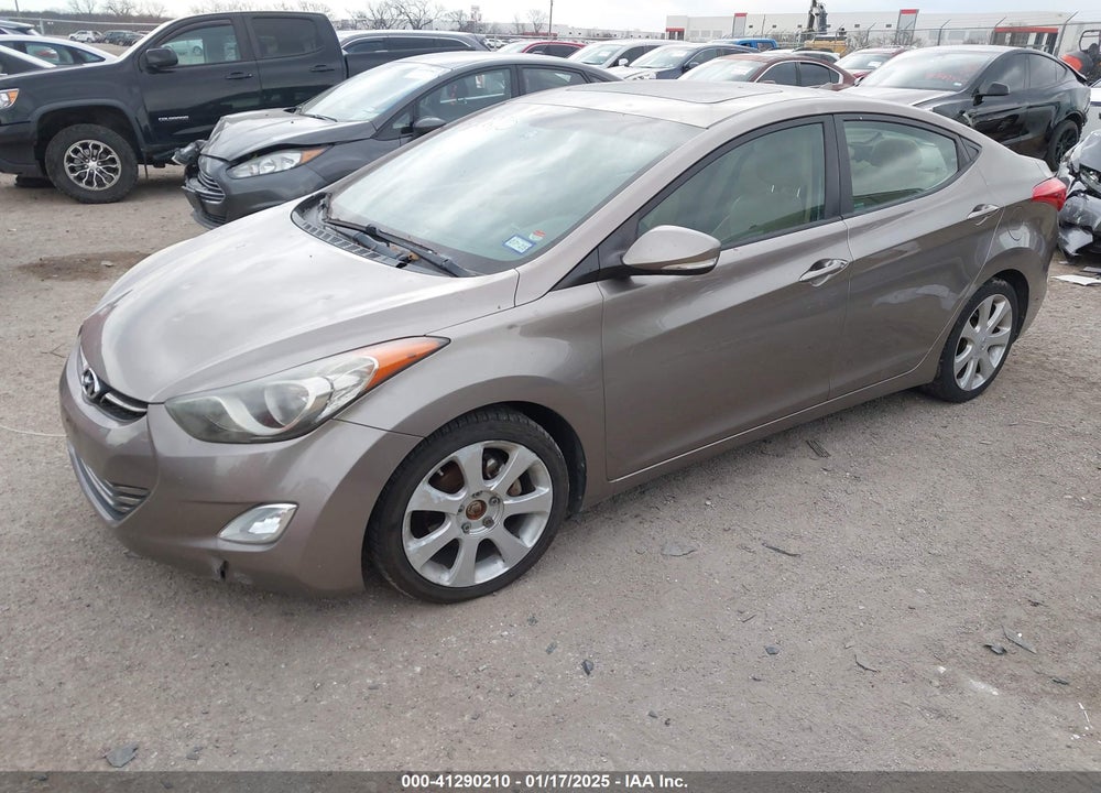 2012 HYUNDAI ELANTRA VIN: 5NPDH4AE0CH091595