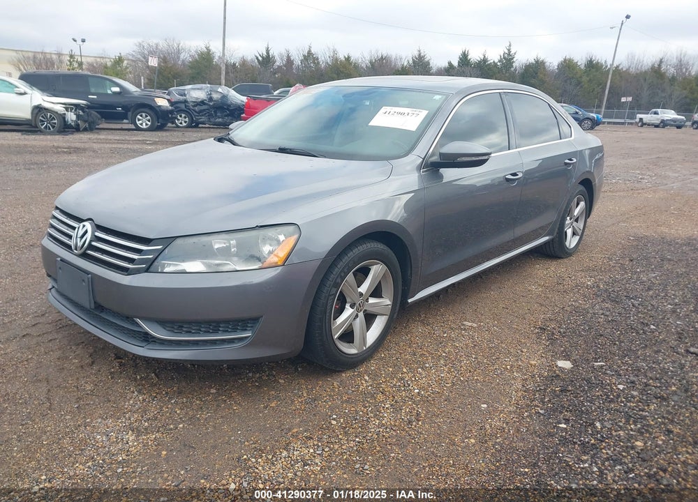 2012 VOLKSWAGEN PASSAT VIN: 1VWBH7A3XCC054344