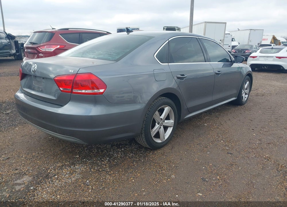 2012 VOLKSWAGEN PASSAT VIN: 1VWBH7A3XCC054344