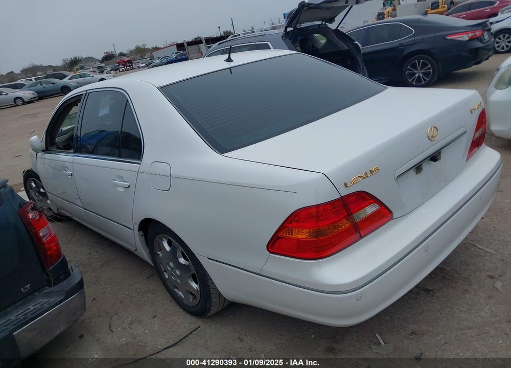 2001 LEXUS LS 430 VIN: JTHBN30F410038878