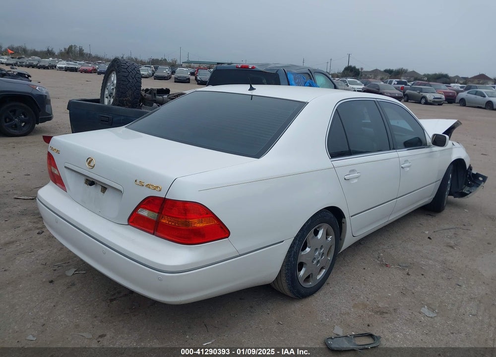 2001 LEXUS LS 430 VIN: JTHBN30F410038878