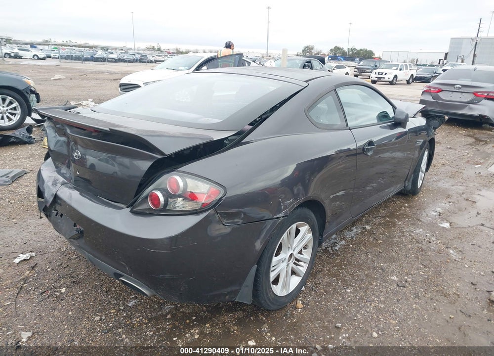 2008 HYUNDAI TIBURON GS VIN: KMHHM66D18U282699