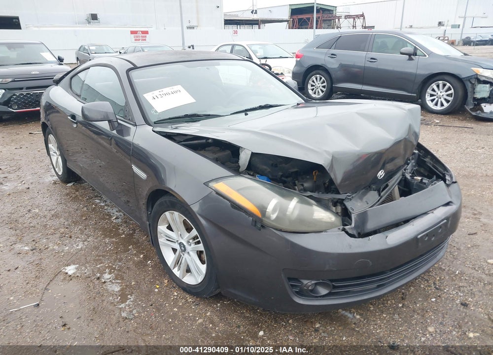 2008 HYUNDAI TIBURON GS VIN: KMHHM66D18U282699