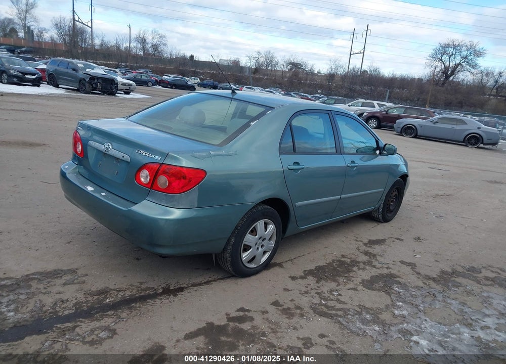 2005 TOYOTA COROLLA LE VIN: 2T1BR32E35C459710