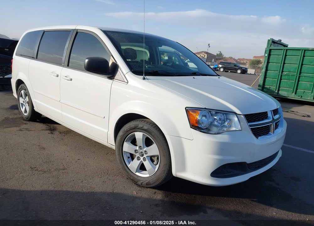 2013 DODGE GRAND CARAVAN SE VIN: 2C4RDGBG8DR585243