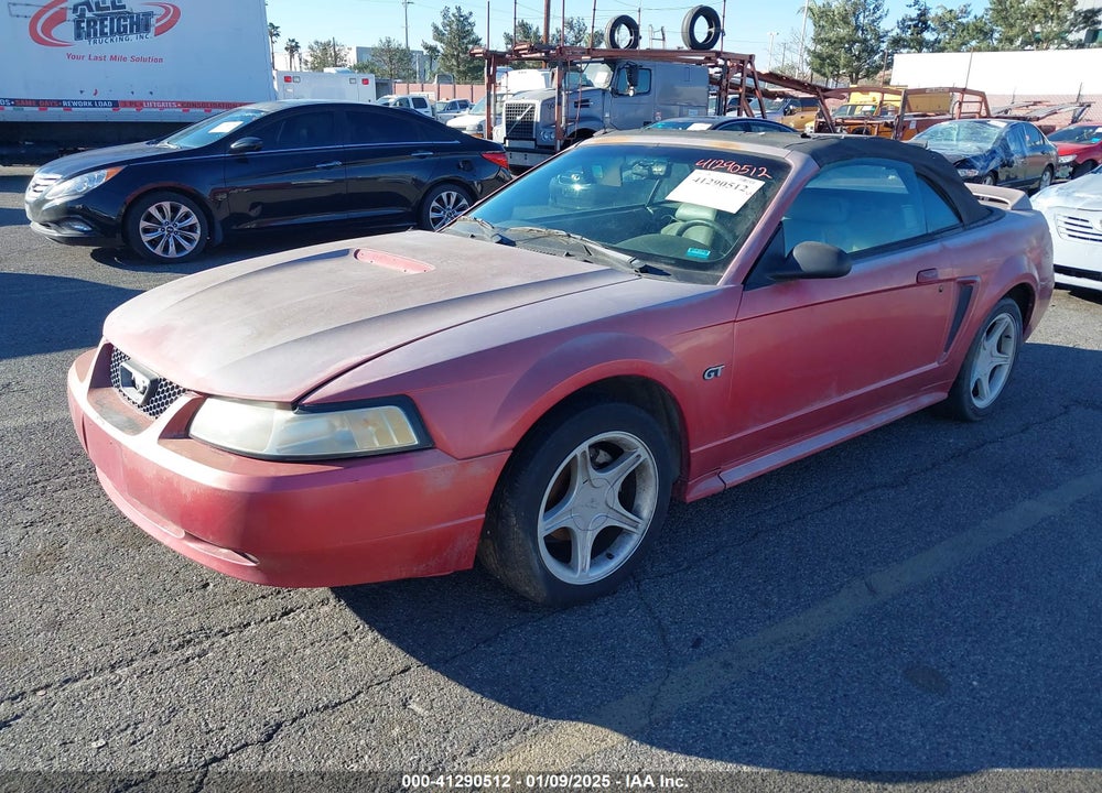 2000 FORD MUSTANG GT VIN: 1FAFP45X4YF154857