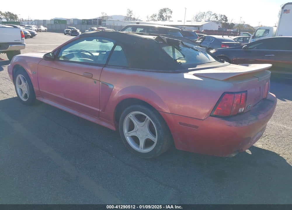 2000 FORD MUSTANG GT VIN: 1FAFP45X4YF154857