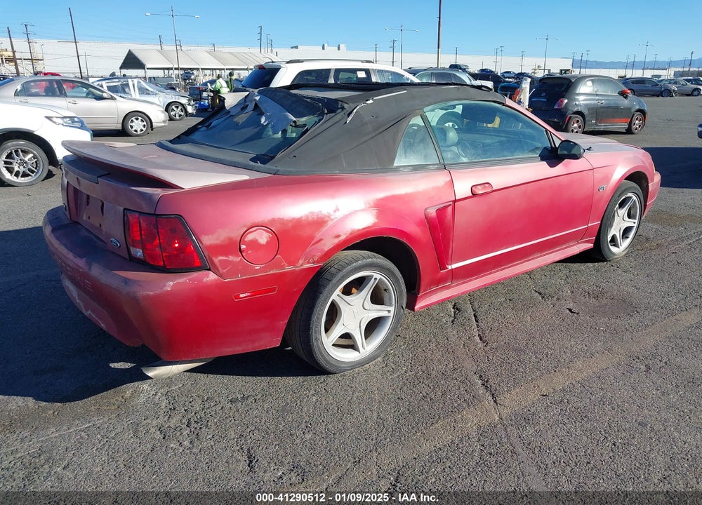 2000 FORD MUSTANG GT VIN: 1FAFP45X4YF154857